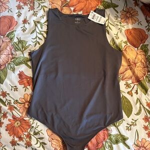 Alfani Gray Sleeveless Bodysuit